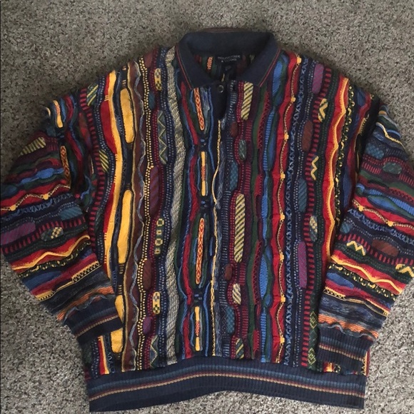 Roundtree & Yorke Other - Coogi Inspired 90s Style Multi Color Sweater